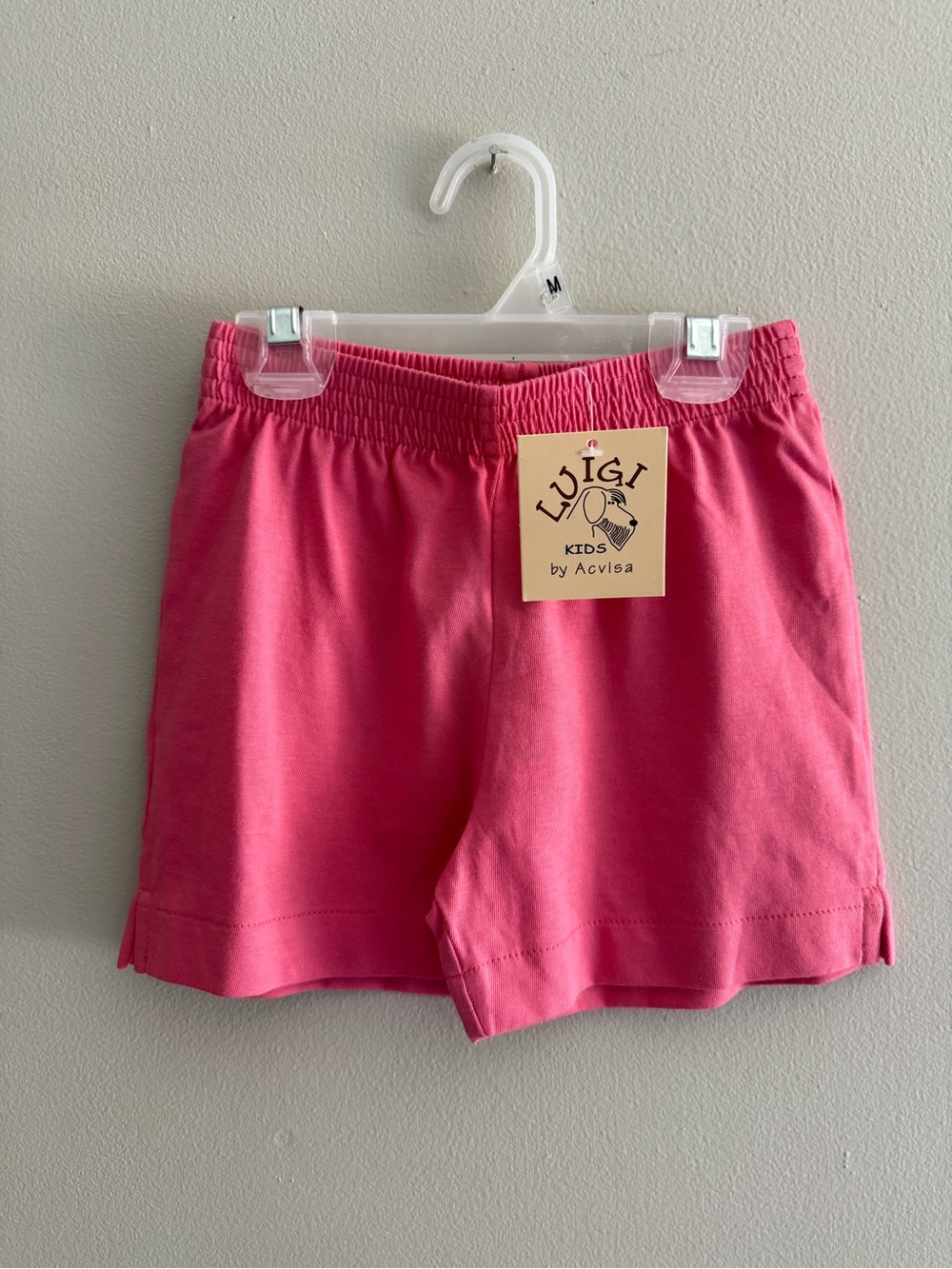 NWT Luigi Kids Elastic-Waist Cotton Shorts